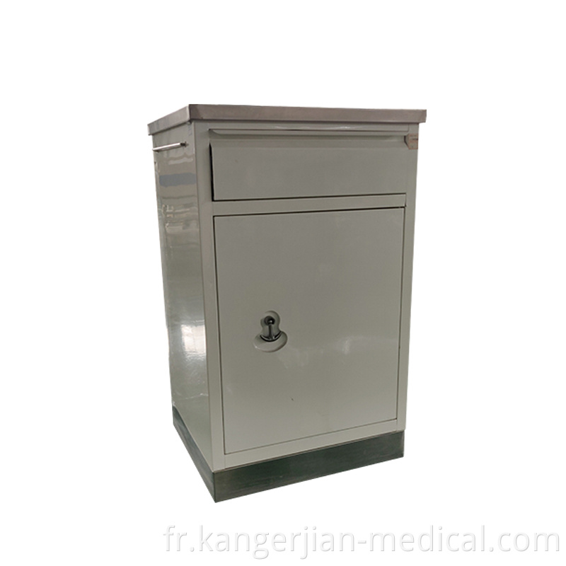 ABS Medical Furniture Hospital High Quality 304 # Table d'armoire de chevet en acier inoxydable